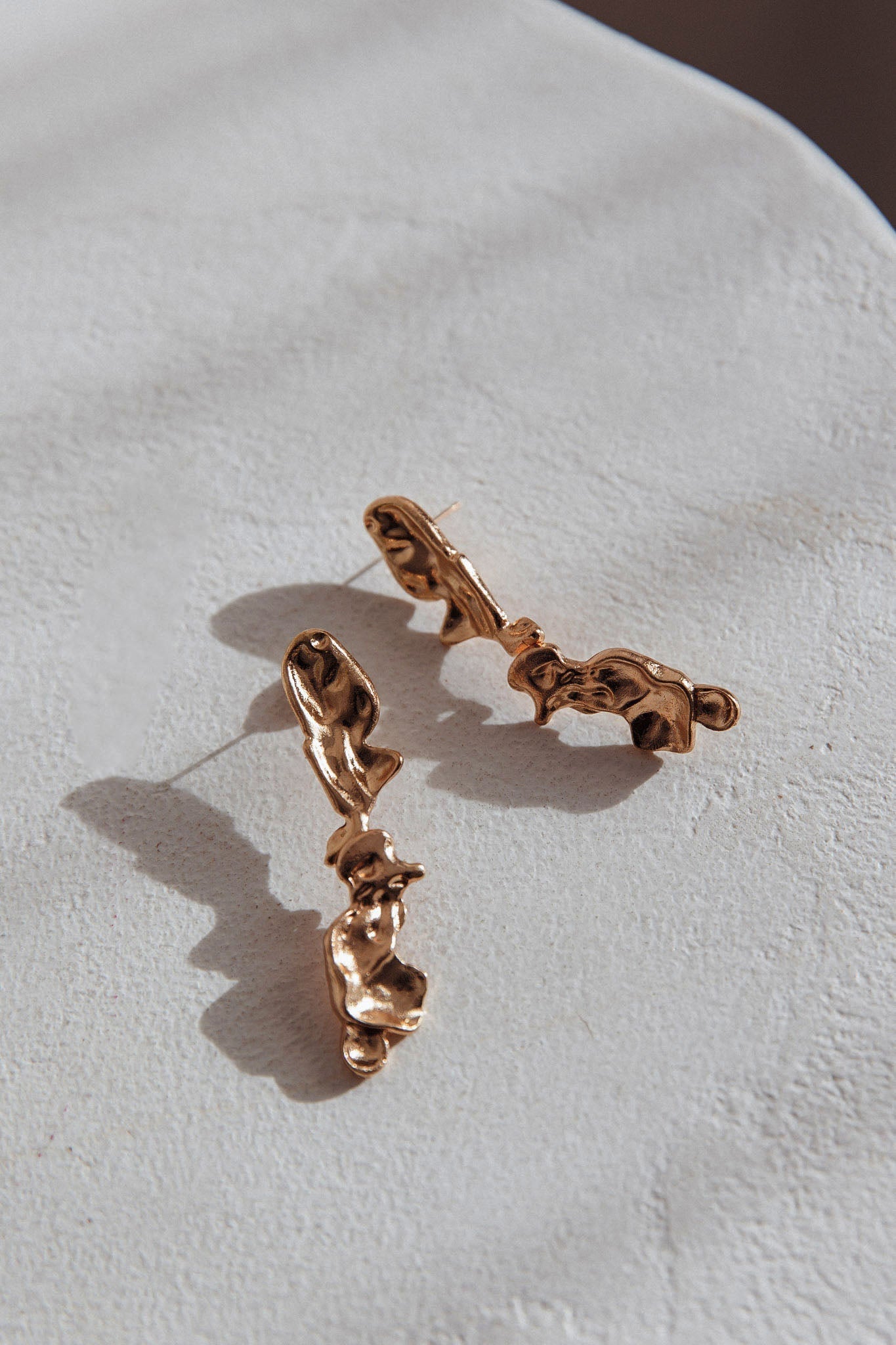 Bella Gold Drop Earrings