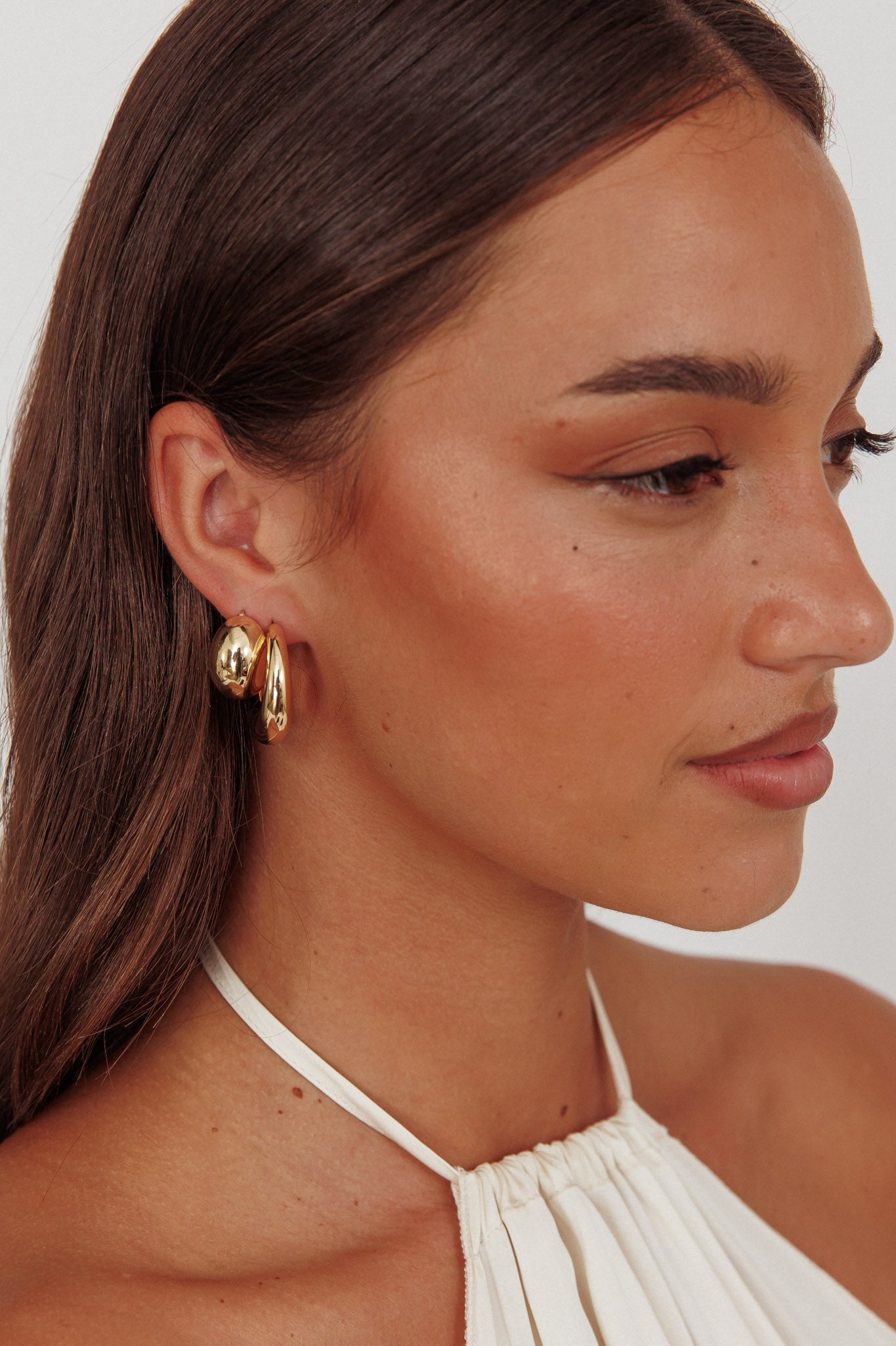 Chunky Casper Gold Earring Set