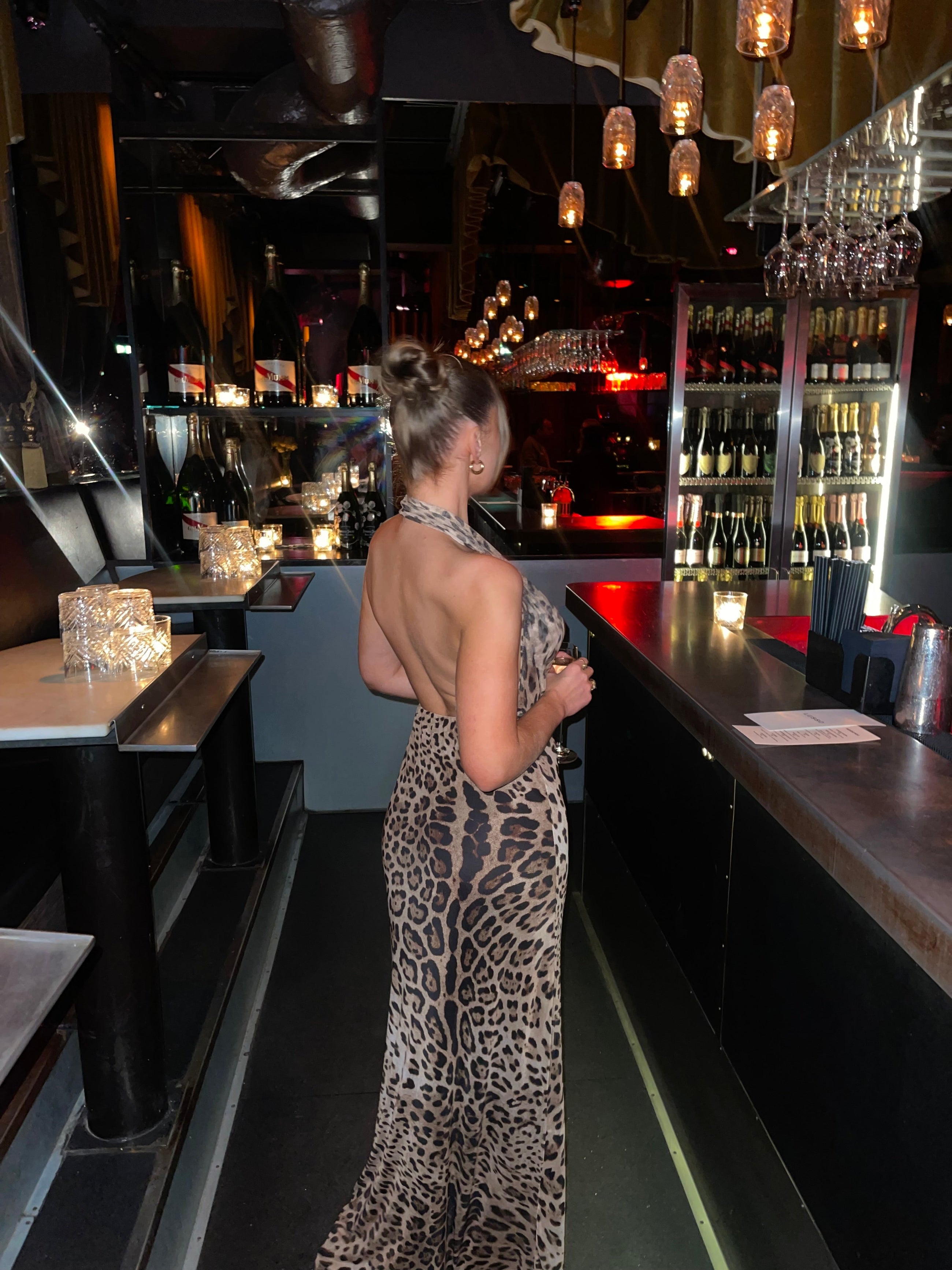 Columbine | Leopard Maxi Dress