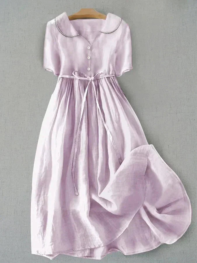 Dahlia | Comfortable Vintage Summer Floral A-Line Dress