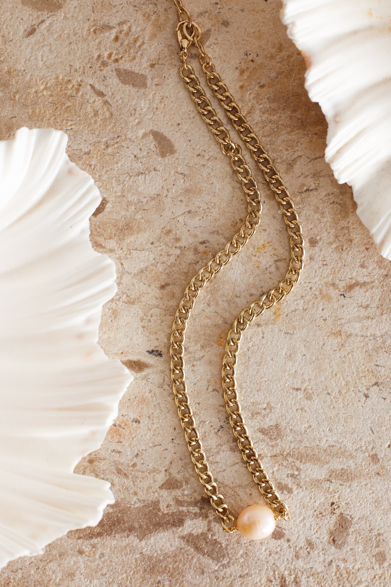 Sienna Gold Pearl Accent Necklace