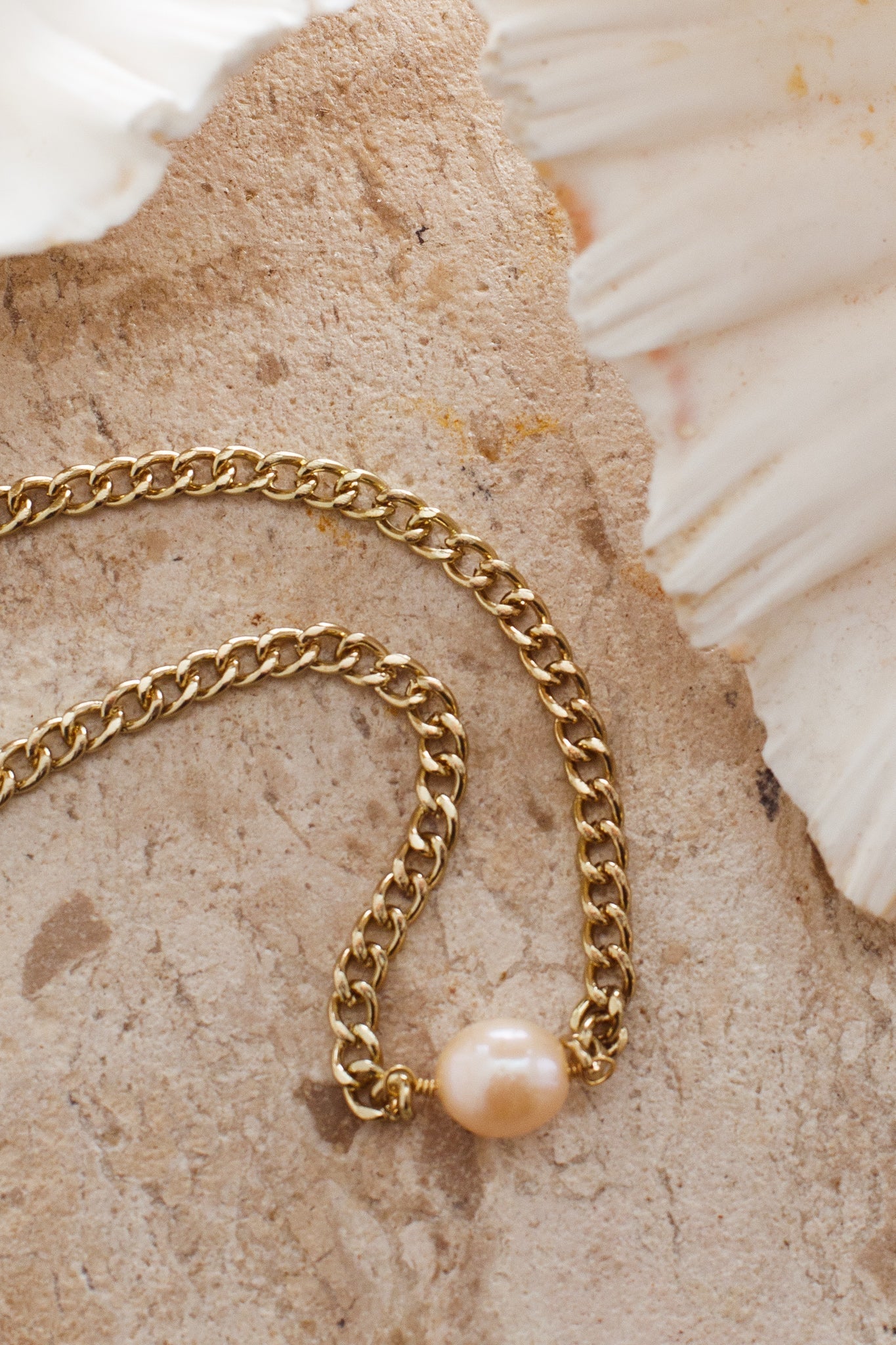 Sienna Gold Pearl Accent Necklace