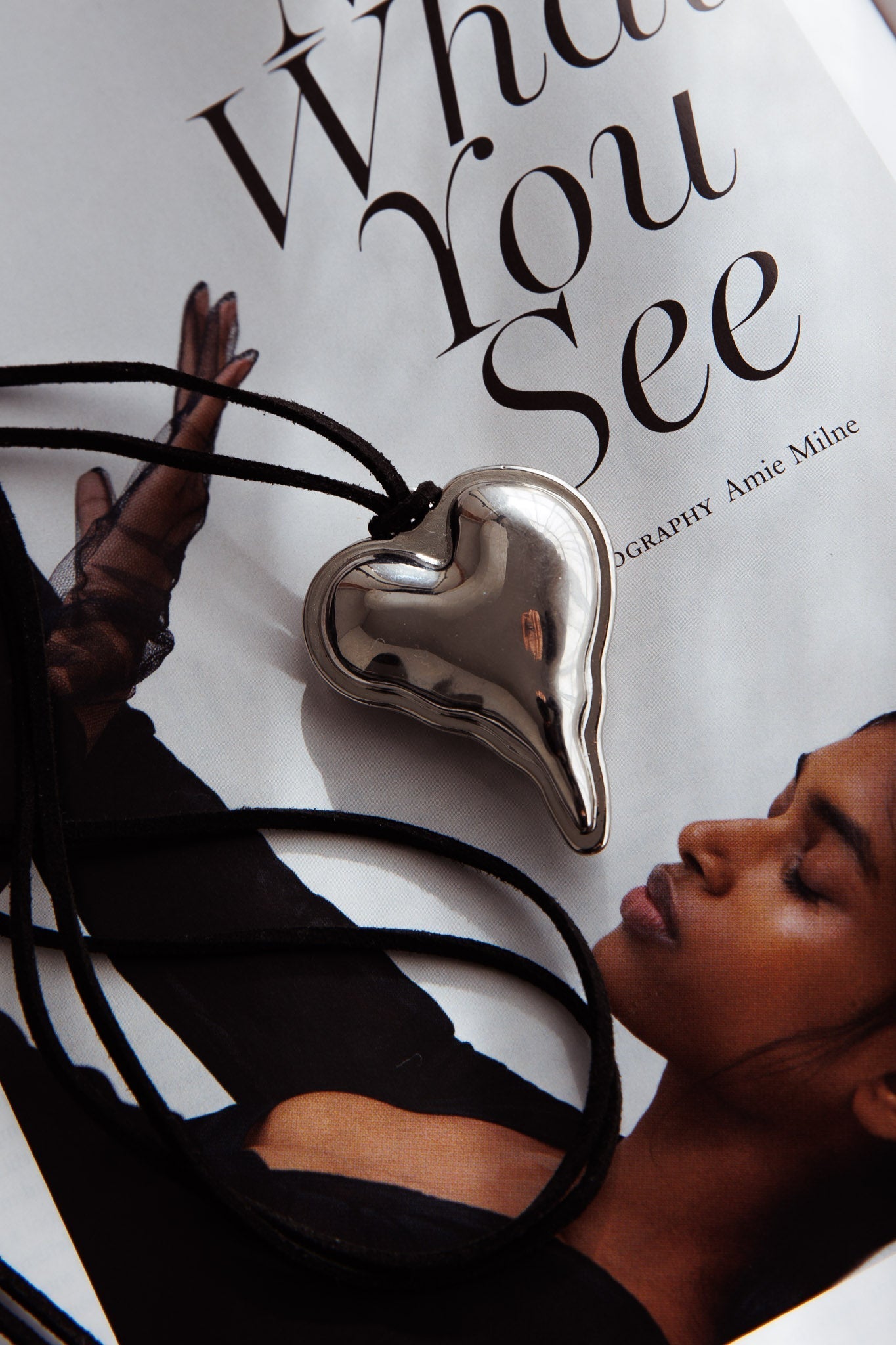 Corazon Silver Choker Necklace