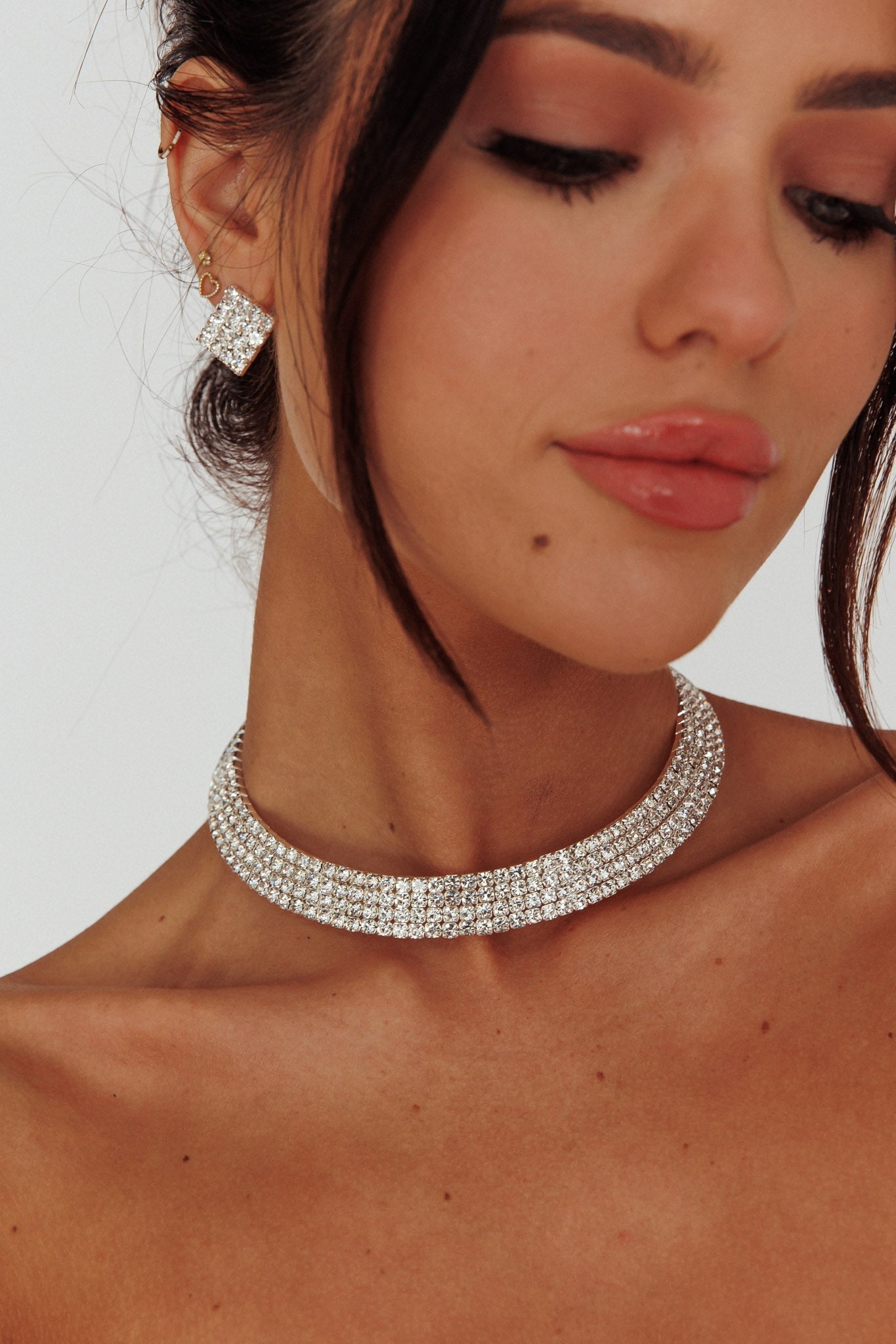 Sade Diamante Silver Jewelry Set