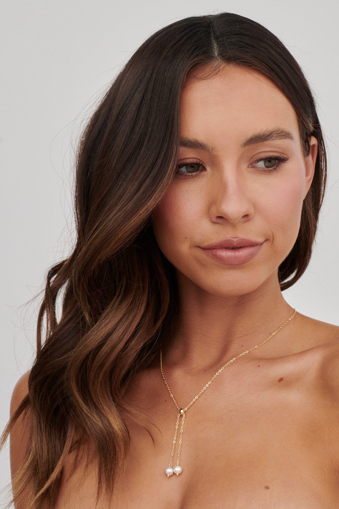 Esme Necklace with Pearl Pendant