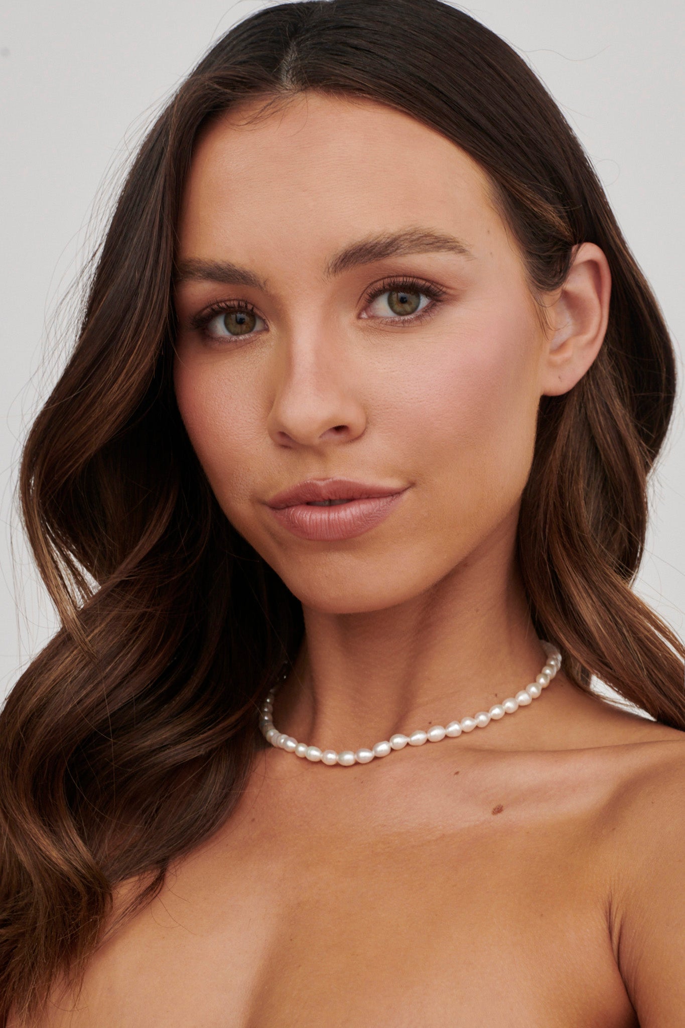 Bonita Pearl Necklace Gold