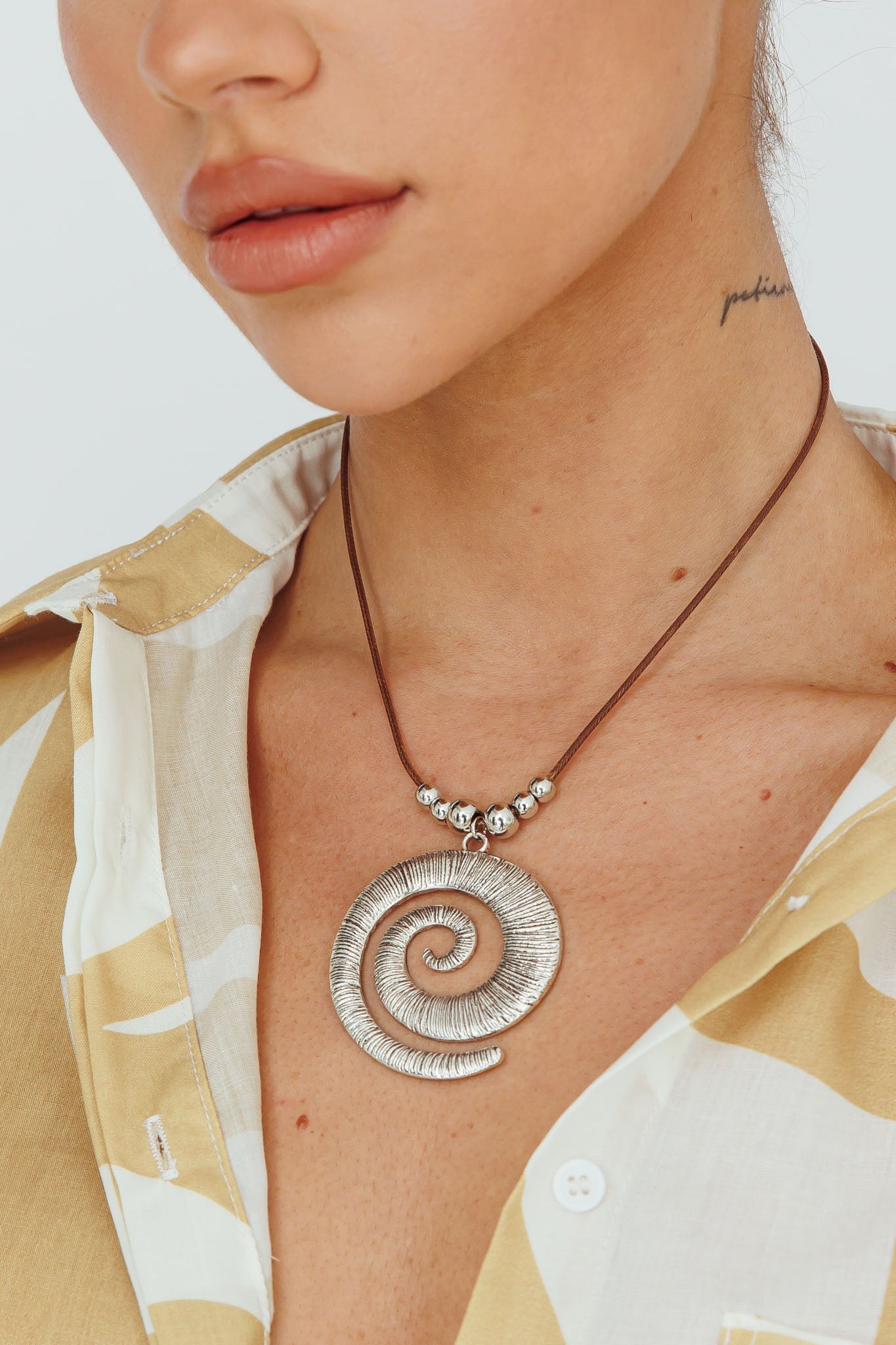 Coolum Silver Pendant Necklace
