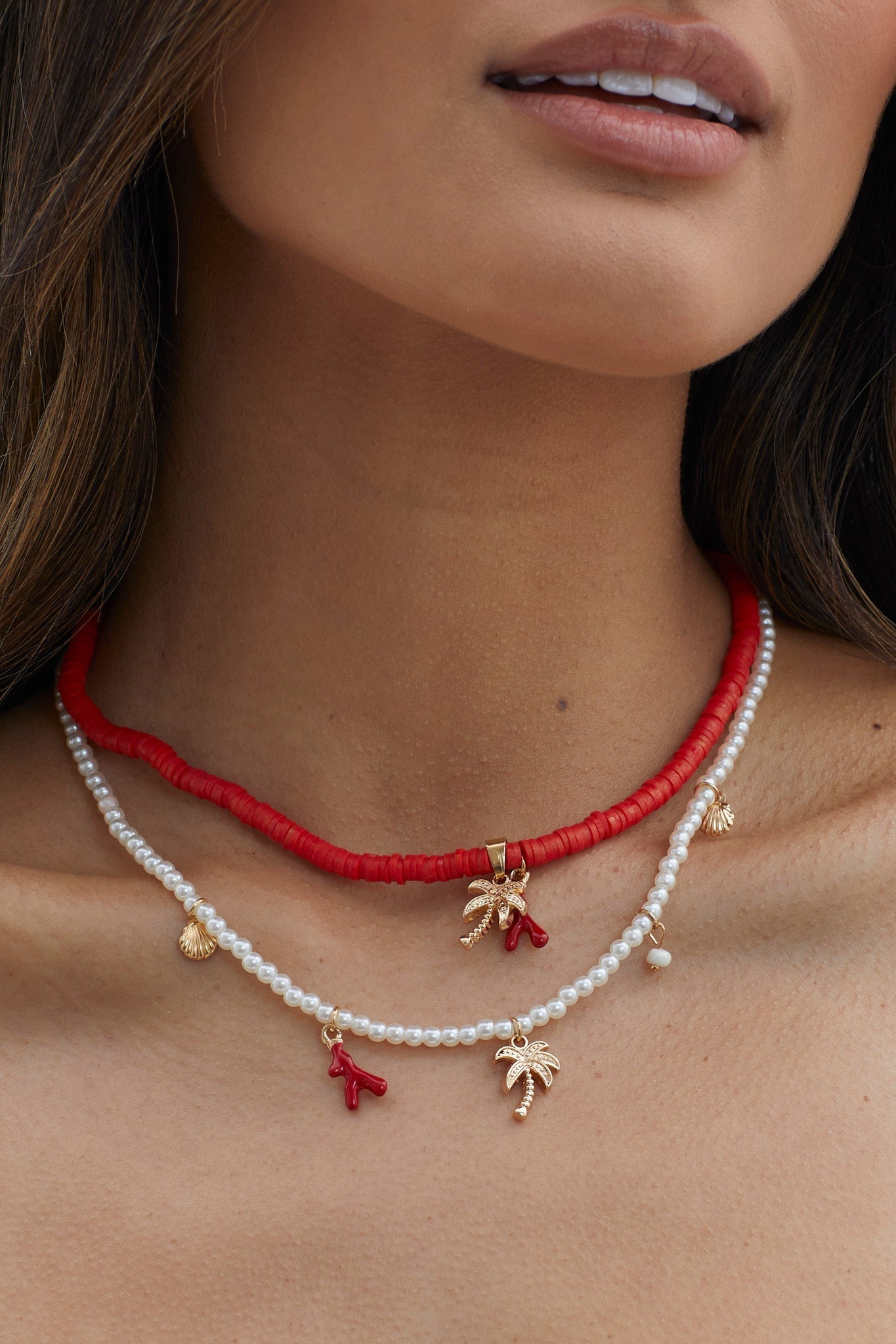 Sunset Tahiti Pearl Beach Necklace