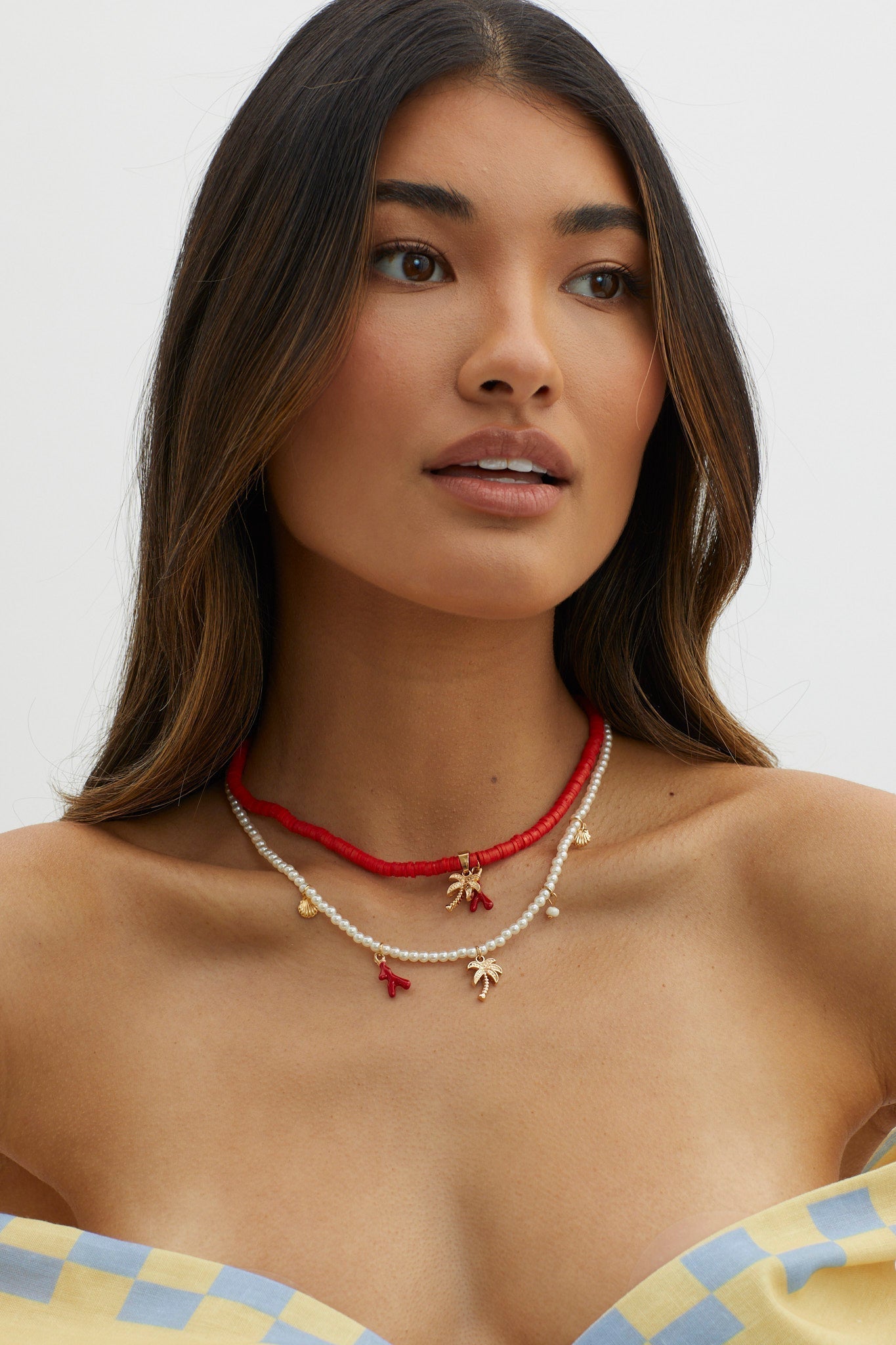 Sunset Tahiti Pearl Beach Necklace