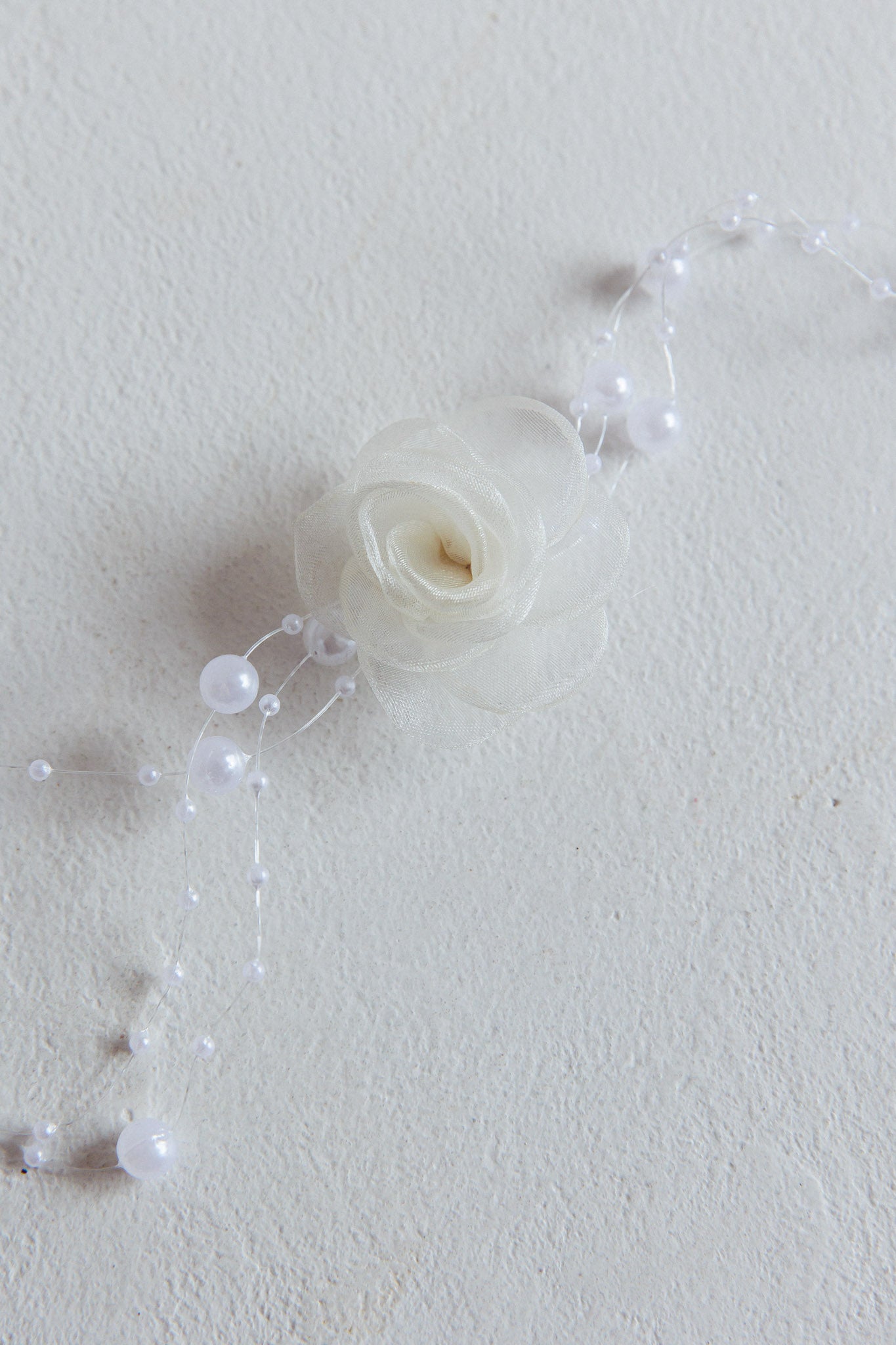 Magic Moments Pink Chiffon Choker Necklace