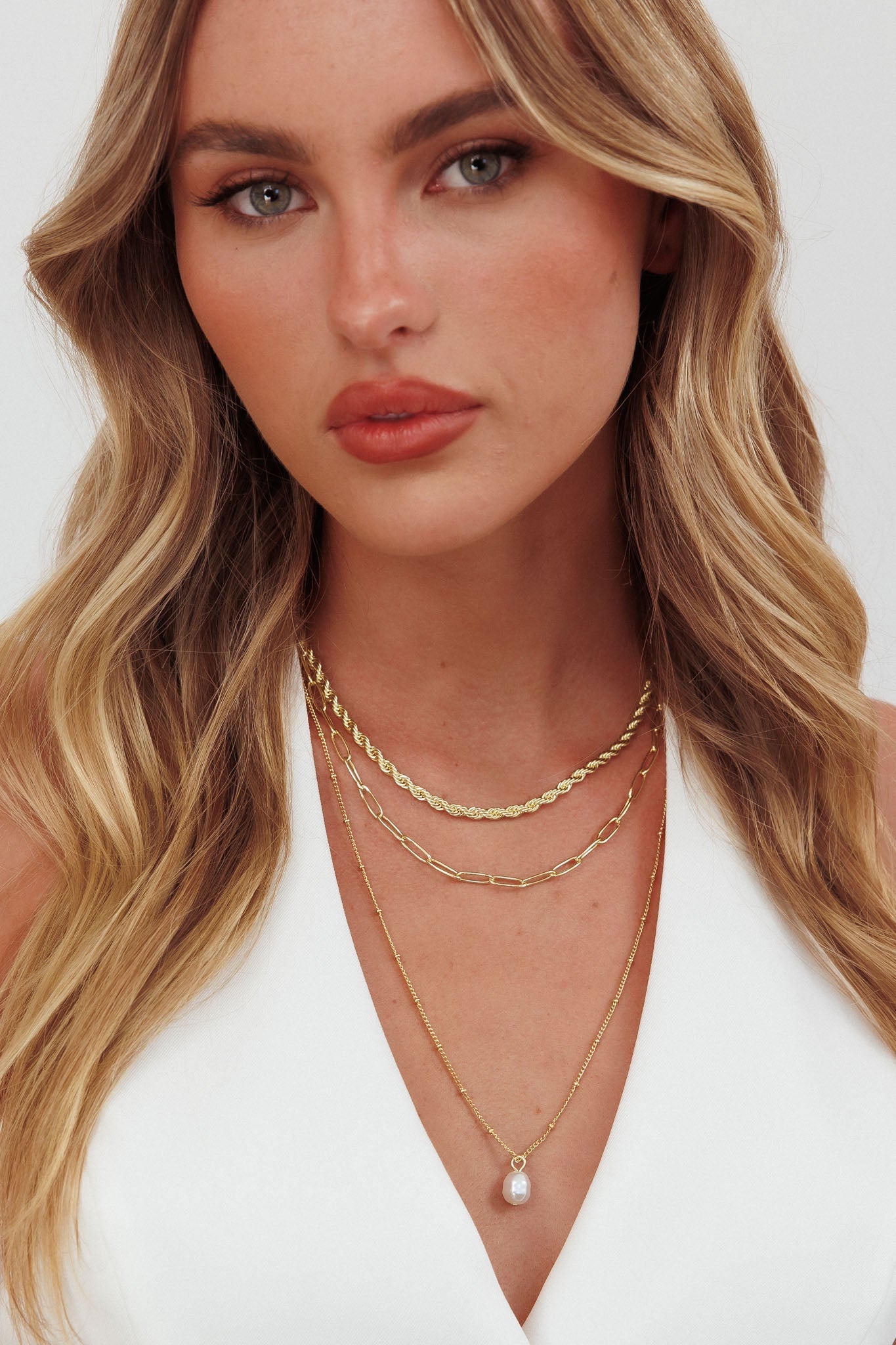 Allie Gold Multi-Length Necklace Set