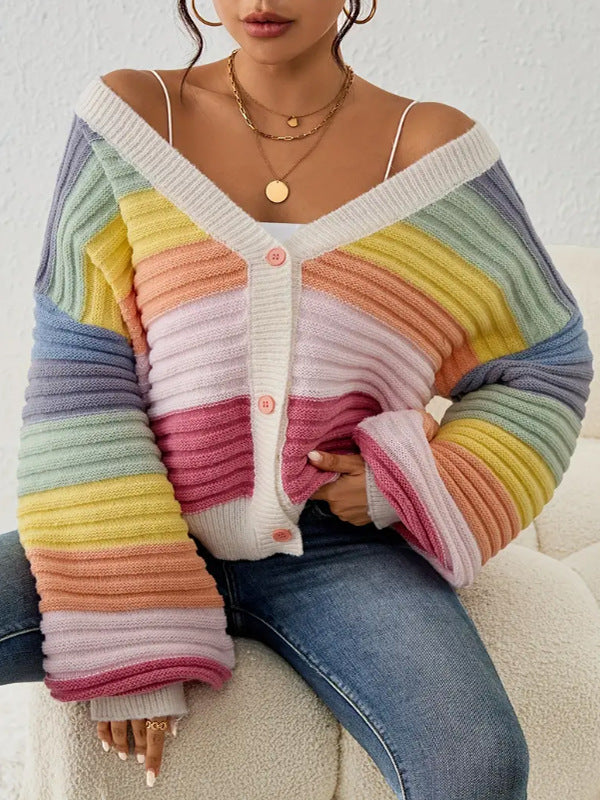 Fiona™ | Comfortable Rainbow Cardigan
