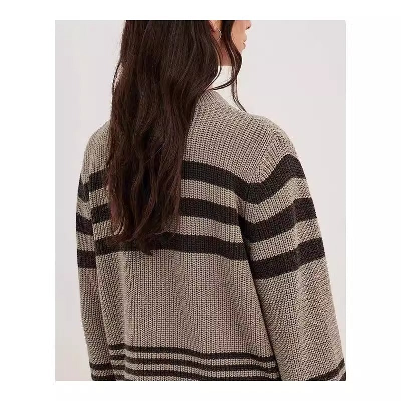 Erica™ | Elegant Striped Sweater