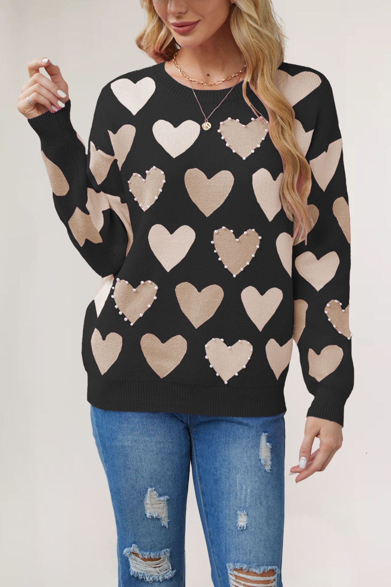 Mascha™ | Cute Heart Sweater