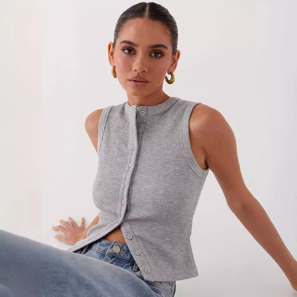 Chloe™ | Pretty Sleeveless Top