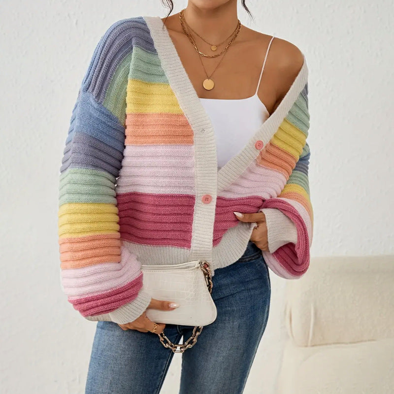 Fiona™ | Comfortable Rainbow Cardigan
