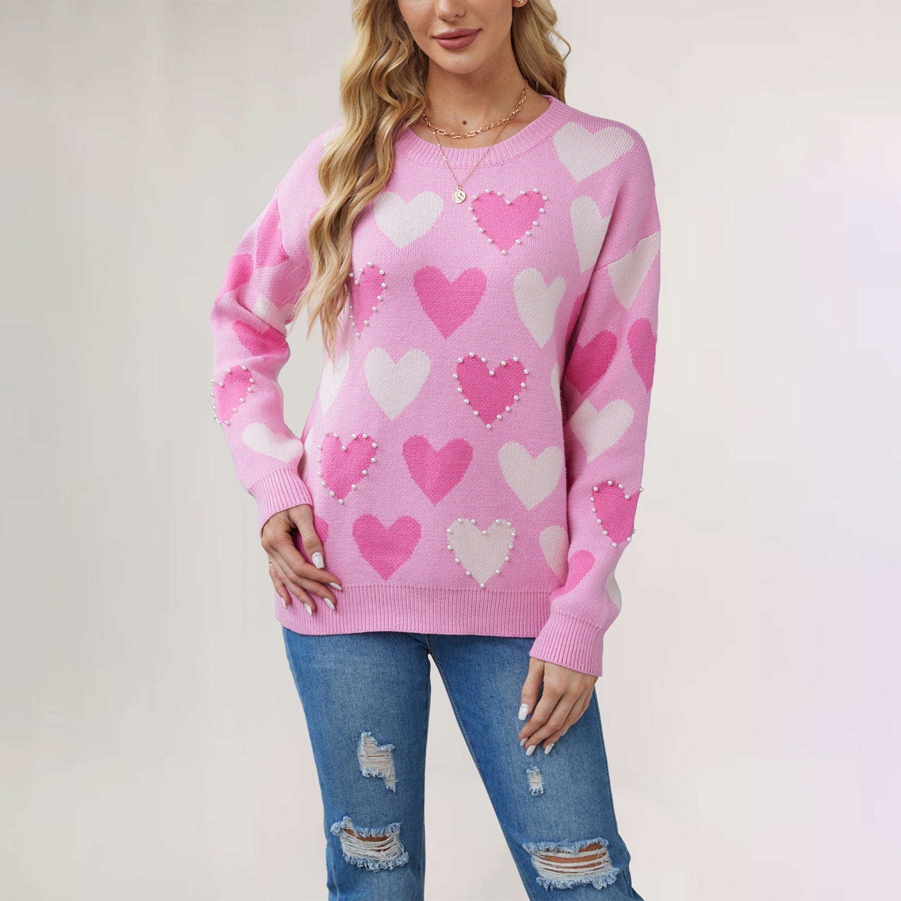 Mascha™ | Cute Heart Sweater