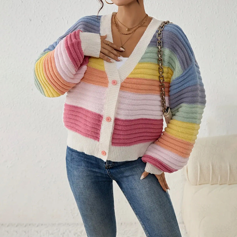 Fiona™ | Comfortable Rainbow Cardigan