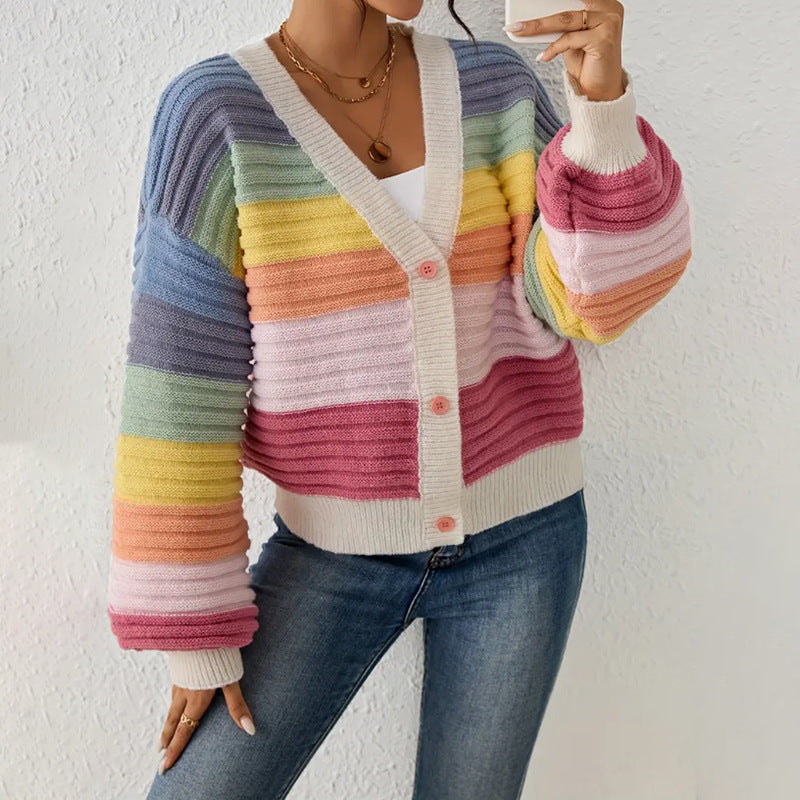 Fiona™ | Comfortable Rainbow Cardigan