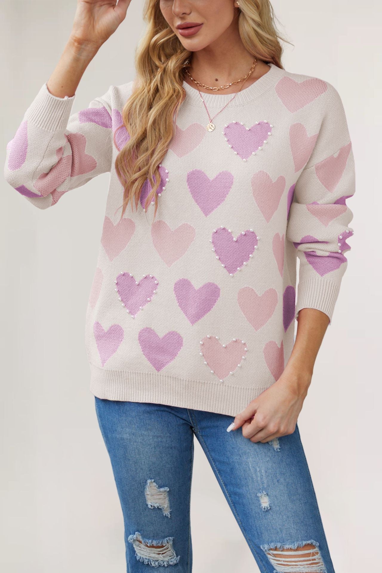 Mascha™ | Cute Heart Sweater