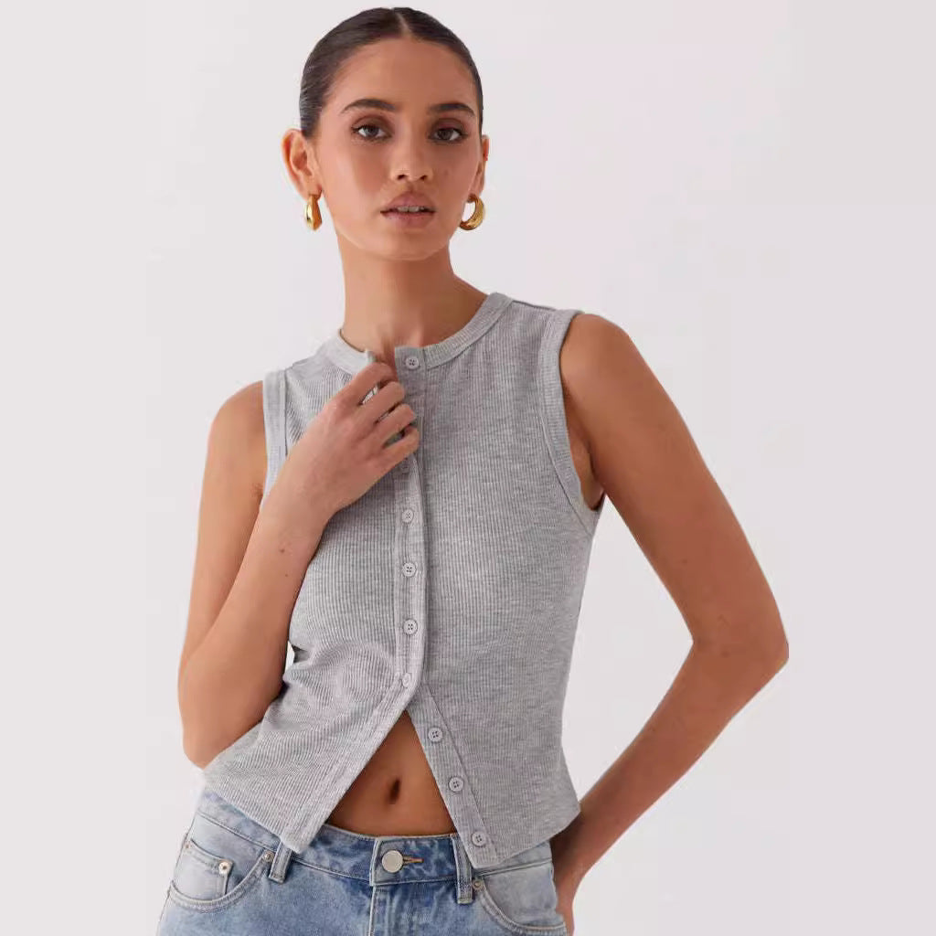 Chloe™ | Pretty Sleeveless Top