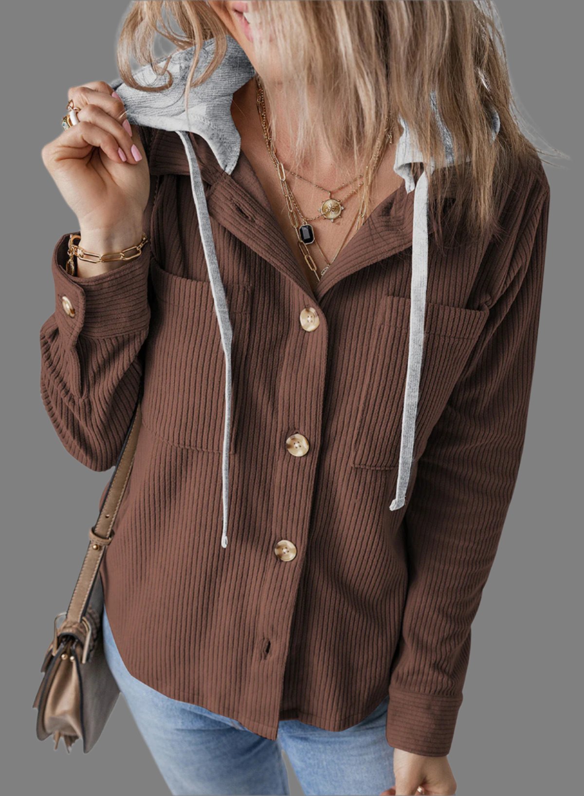 Lyanna™ | Elegant V-Neck Sweater with Zipper