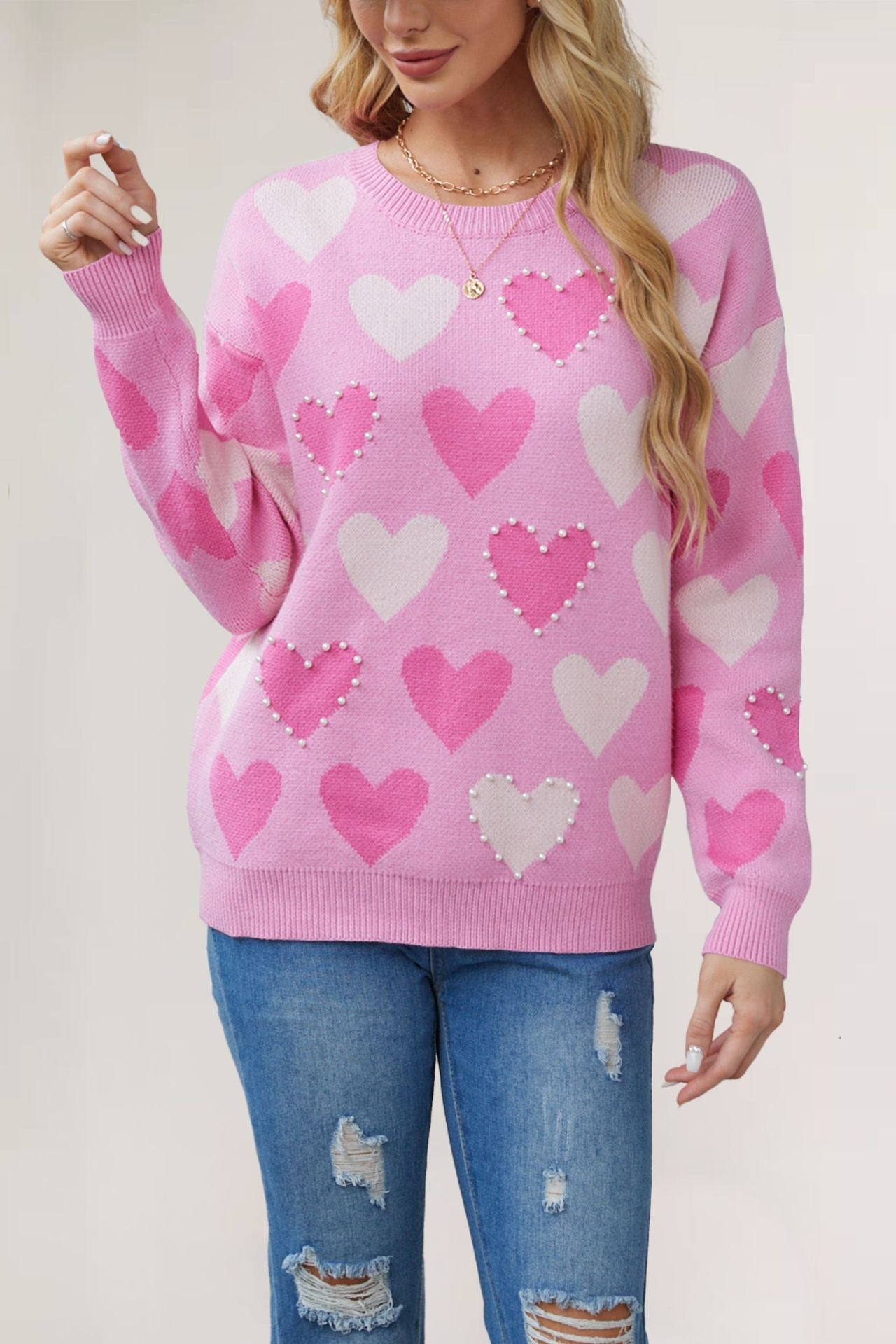 Mascha™ | Cute Heart Sweater