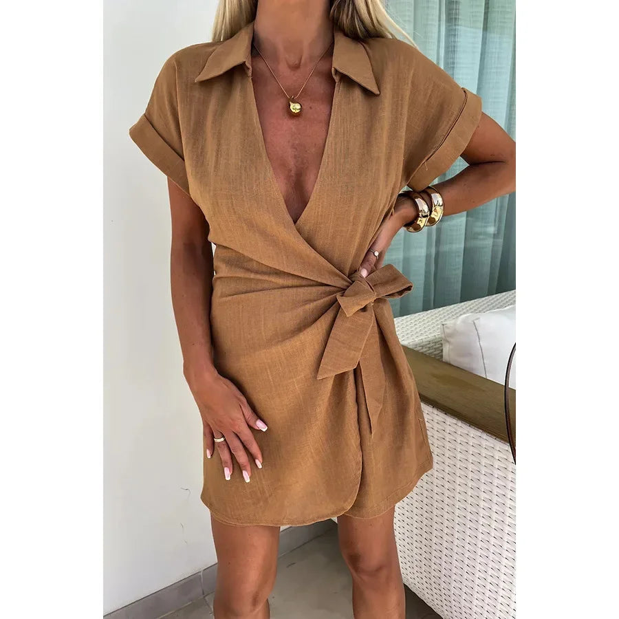 Malia | Asymmetrical Short Jumpsuit