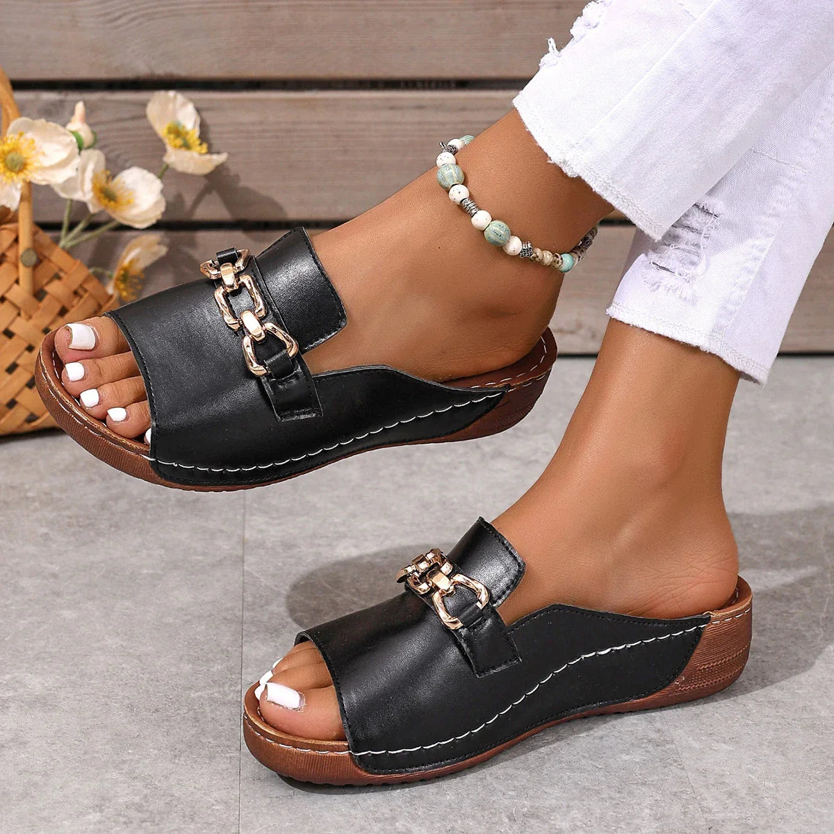 Aylin | Orthopedic Wedge Heel Sandals