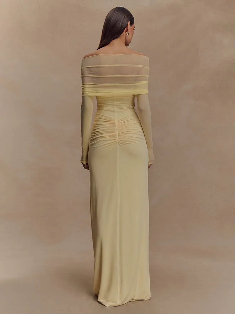 Aylin | Off-Shoulder Dress & Sculpting Detail