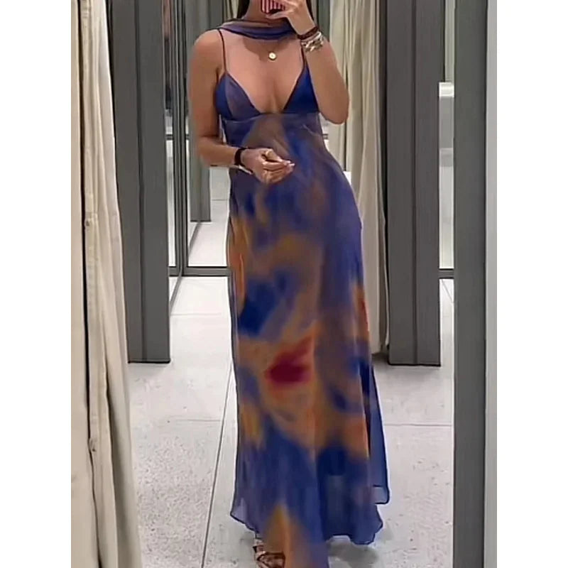 Amy | Maxi Dress with Lace Back