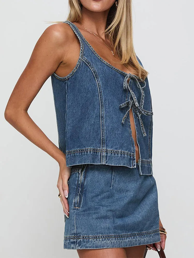 Romy | Iconic Denim Set