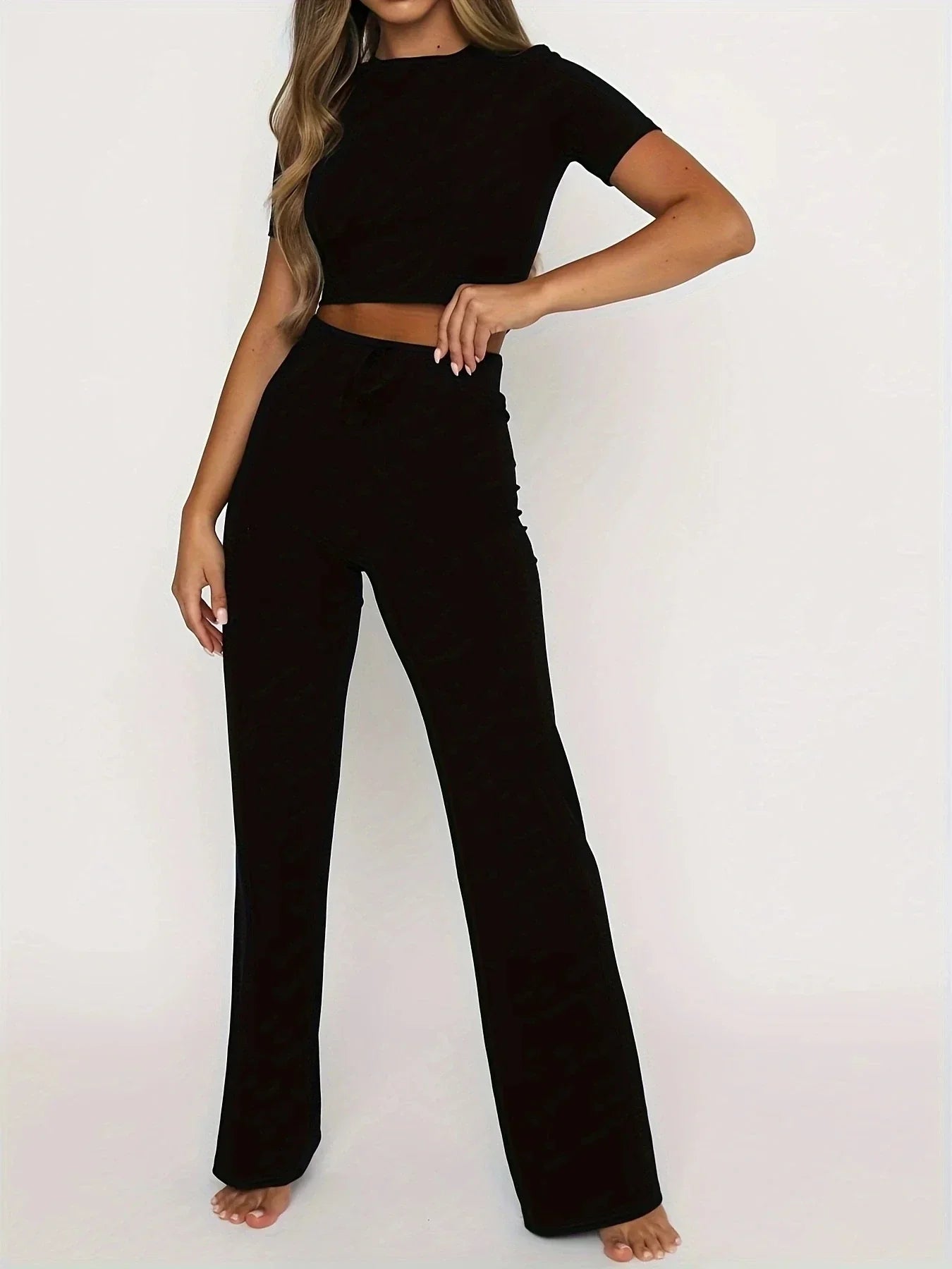 Lina | High-Waisted Two-Piece Set