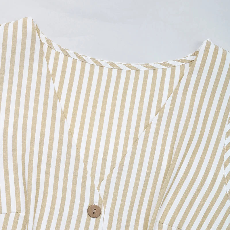 Sophia | Elegant Striped Combishort