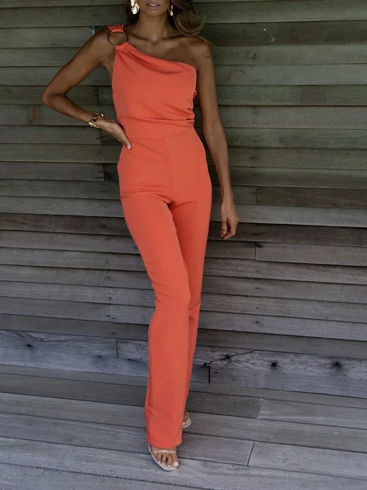 Melony | Jumpsuit Flattering & Off-Shoulder