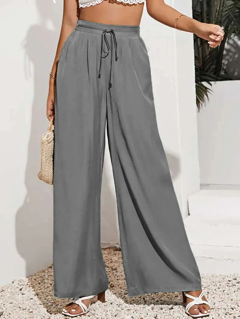Manon | High-Waisted Wide Leg Pants