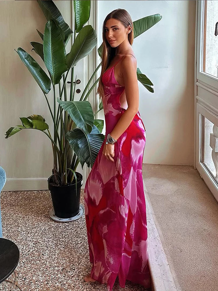 Helena | Maxi Dress with Lace Back