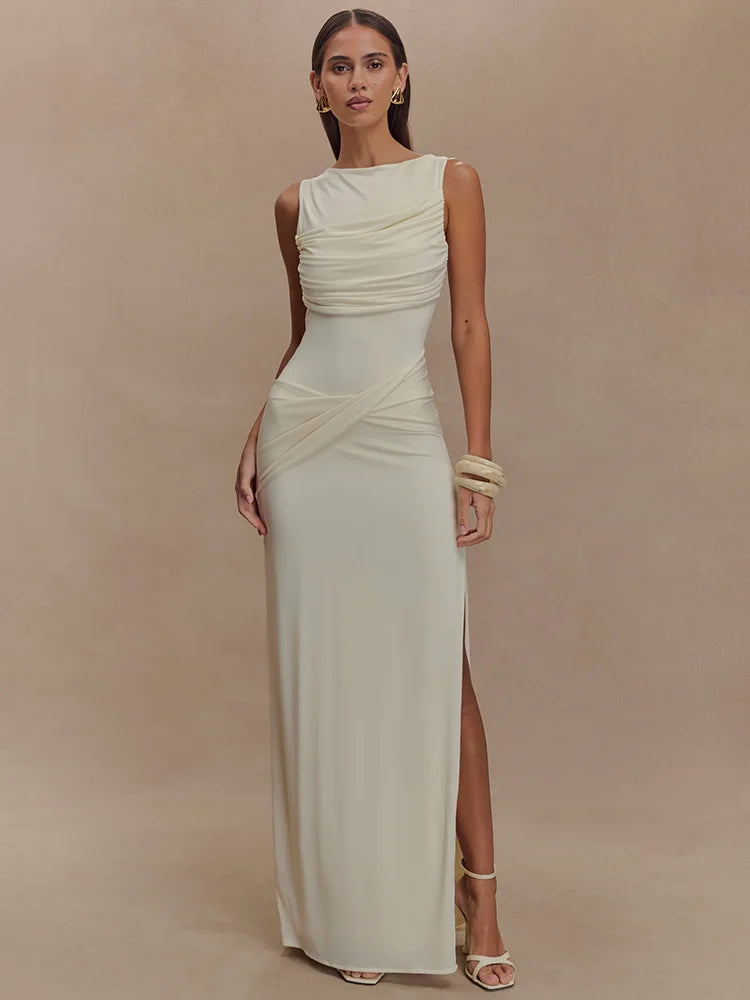 Maeva | Draped Elegance Dress