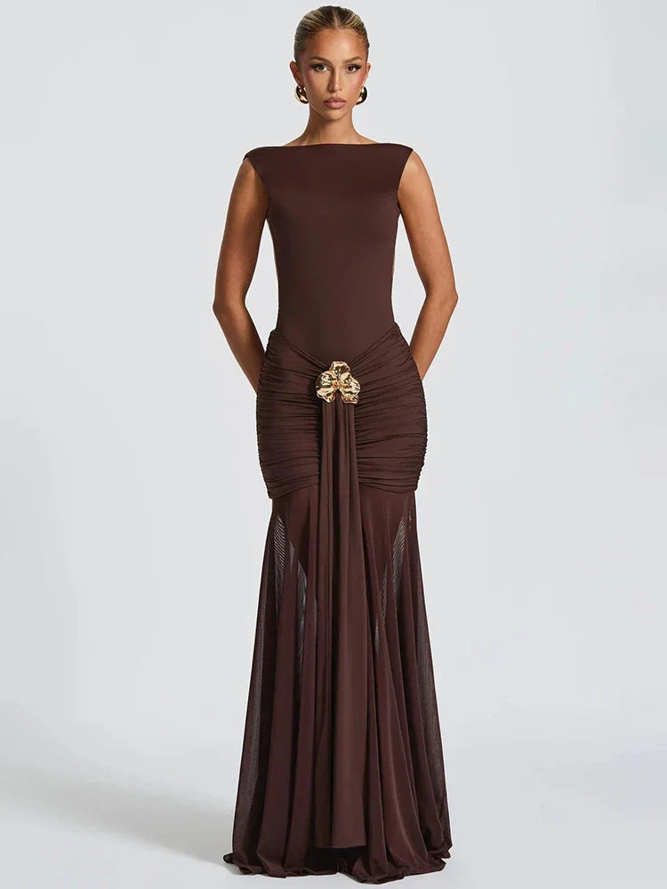 Selma | Sculpted Mermaid Gown