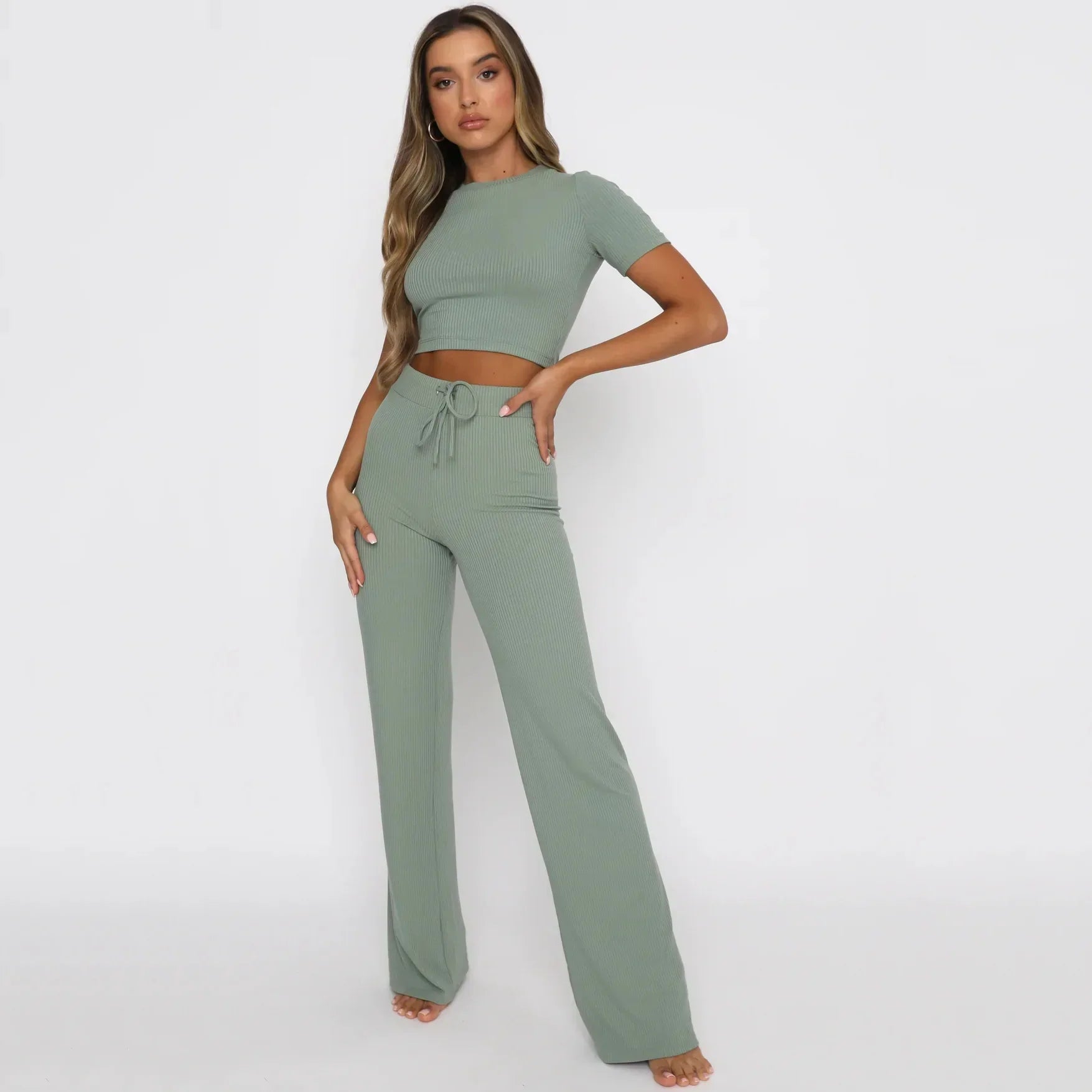 Lina | High-Waisted Two-Piece Set
