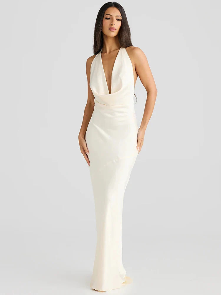 Madelina | Seduction & Fluidity Halter Dress