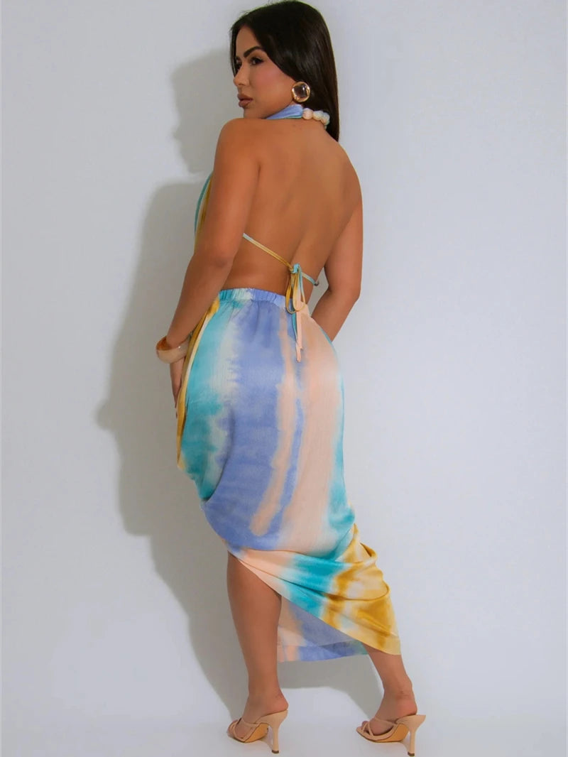 Fiona | Maxi Dress with Lace Back