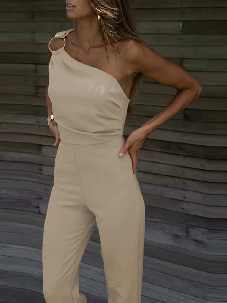 Melony | Jumpsuit Flattering & Off-Shoulder