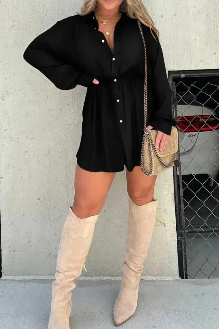 Elina | Elegant Long Sleeve Chemise