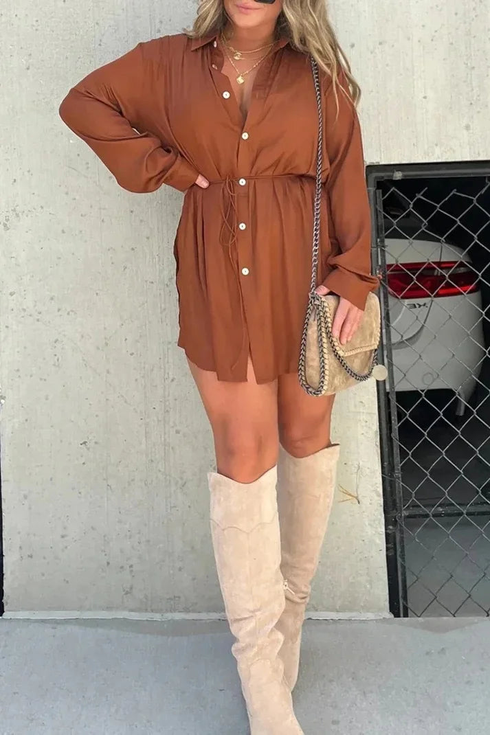 Elina | Elegant Long Sleeve Chemise