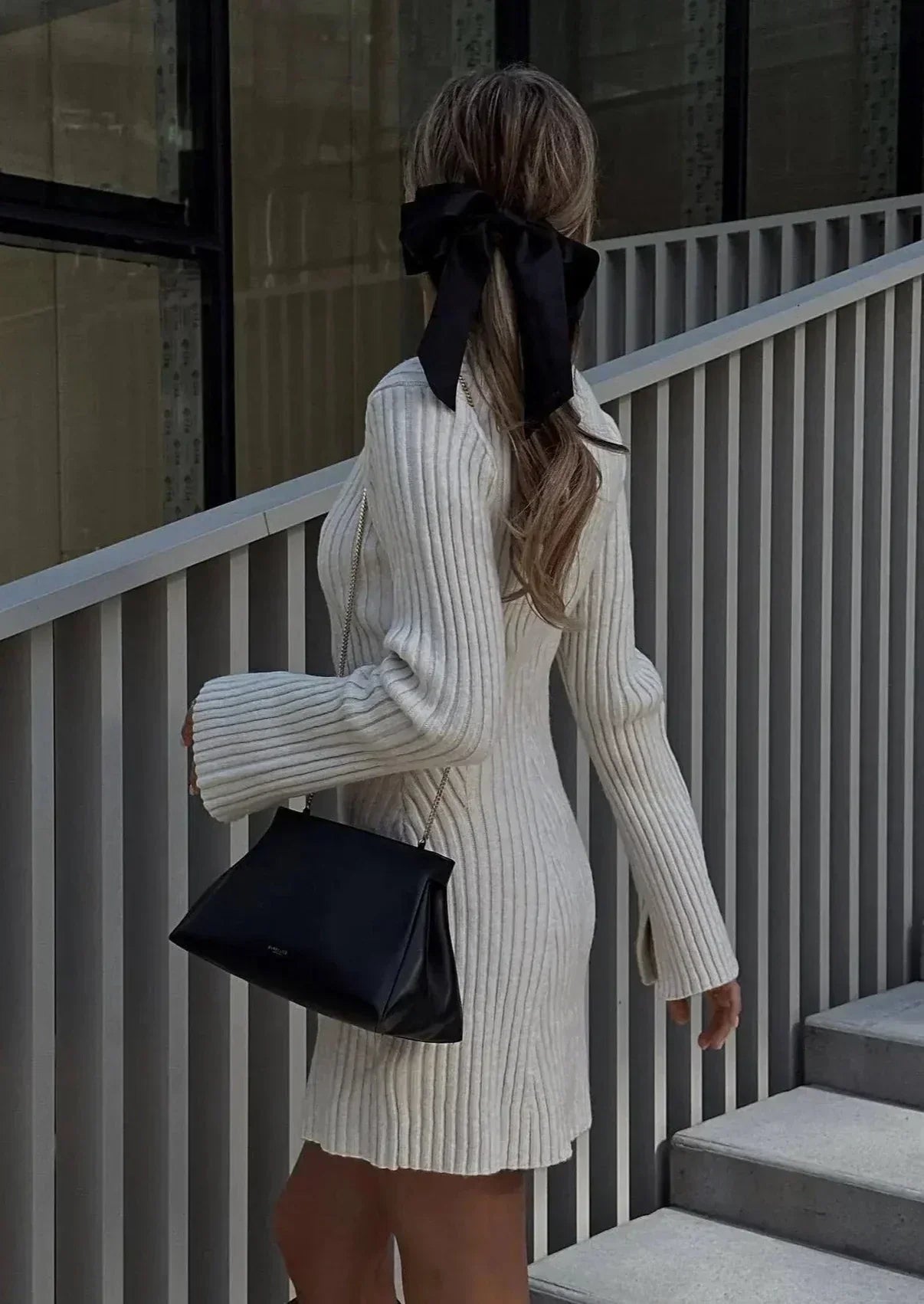 Lena | Chic Flared Knit Dress
