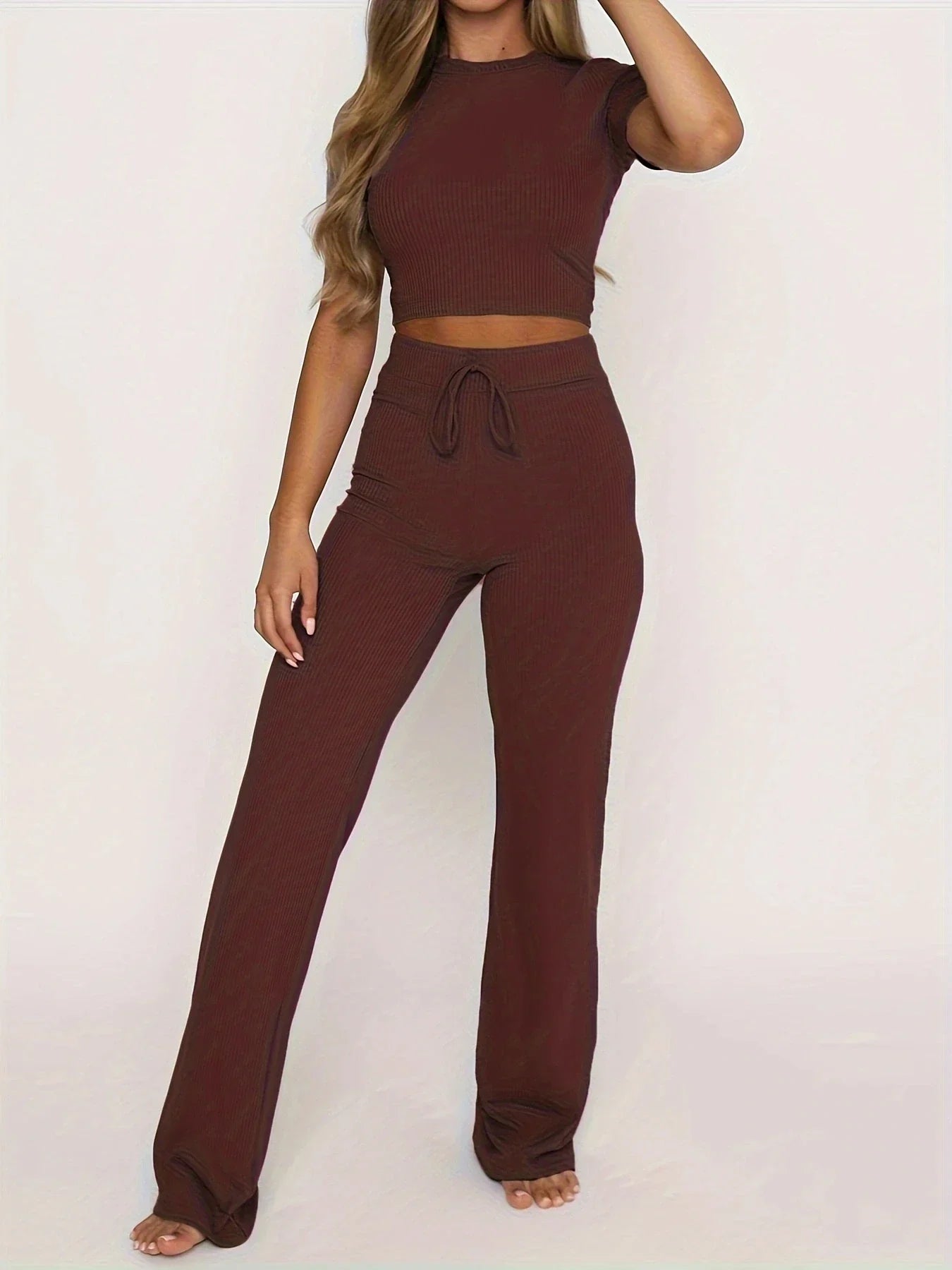 Lina | High-Waisted Two-Piece Set