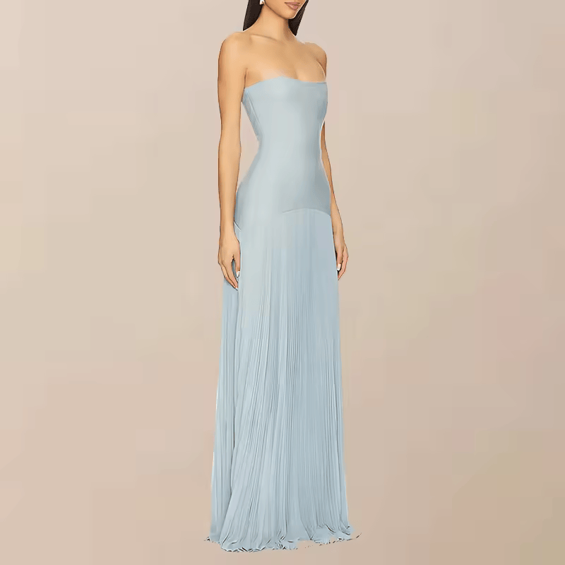 Malia | Draped Dress & Airy Elegance