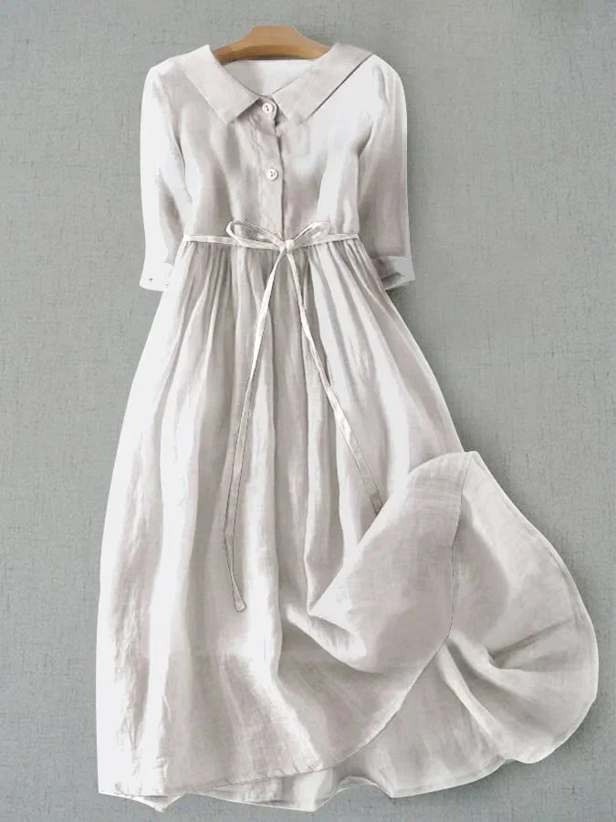 Dahlia | Comfortable Vintage Summer Floral A-Line Dress