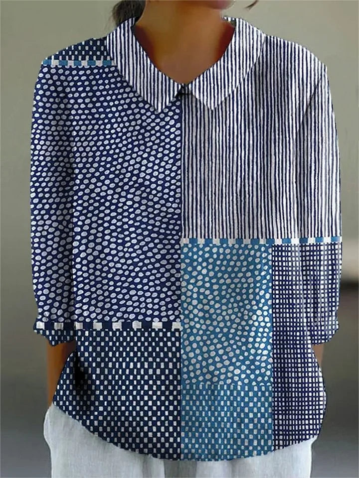 Clarissa | Vintage Colourful Blouse